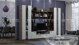 Гостиная "Венеция" (3400х2200х532) ясень шимо/дуб атланта - Фото предпросмотра