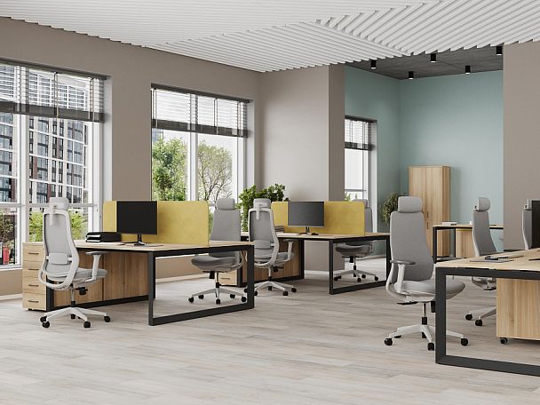 Style Project Next Стол переговорный SN-59O.SPRG-043.3 Антрацит/Металл Антрацит 2760*1180*750 - Вид 2