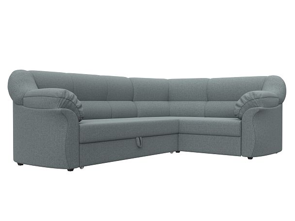 Диван угловой Карнелла правый угол Рогожка серый - Вид 3