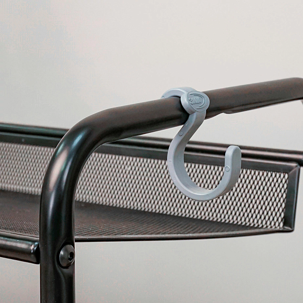 Полка для обуви "Женева-33", 865х270х600 мм, 3 полки, металл, чёрная, ПДО Ж33 Ч - Вид 6