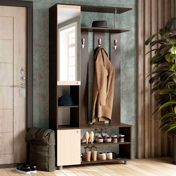 Прихожая Эконом венге/дуб молочный - Вид 3