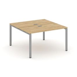 Стайл Проджект Рабочая станция 2-х сторон. SN-6P.DRS-001 Тиквуд Светлый/Металл Серый 980*1232*750 - Фото предпросмотра