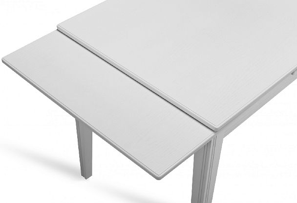 Стол деревянный раздвижной Тернс 90(130,170)х70х76 Белый - Вид 6