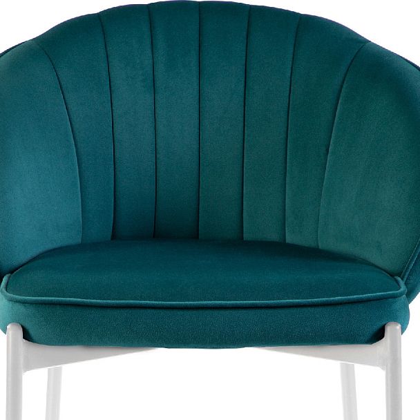 Комплект полубарных стульев Миэль изумрудный/белый, 2 шт. - Вид 7