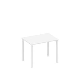 Стол письменный на металлокаркасе Space+ А1 БГ 012.1 БП белый премиум / белый гладкий - Фото предпросмотра