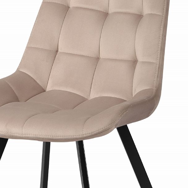 Комплект стульев поворотных Эйден М, Confetti cream/черный, 2 шт. - Вид 7