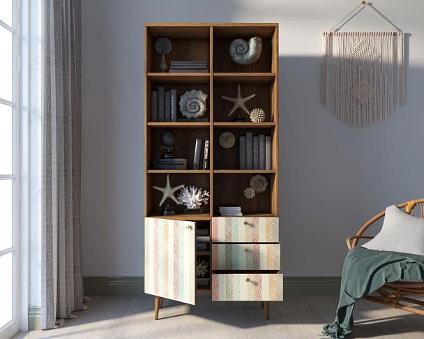 Стеллаж на комоде Berber принт 45 арт BB44/Print_45 - Вид 2