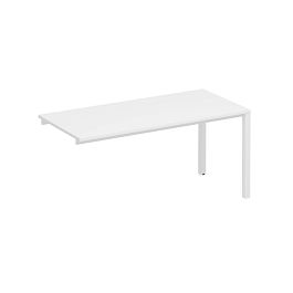 Секция стола рабочей станции на металлокаркасе КФ Комфорт КФ К.Б1 1133-1 БП белый премиум / белый - Фото предпросмотра