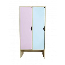 Шкаф 2-секционный с нишей под скамью - Фото предпросмотра