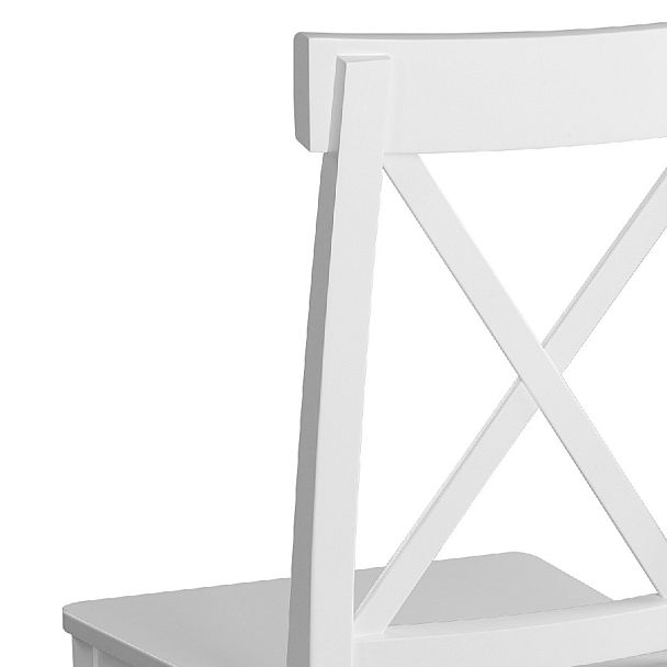 Комплект деревянных стульев с жестким сиденьем Бергольф Белый, 3 шт. - Вид 9