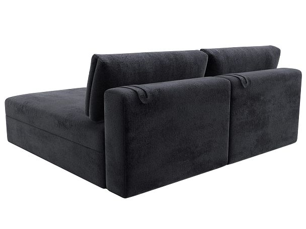 Диван угловой модульный Лига-060 НПБ угол универсальный Велюр серый - Вид 5