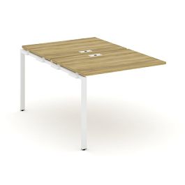 Concept Двойной наборный элемент рабочей станциии CN.DNRS-001 Дуб Винченцо/Металл Белый 980*1480*750 - Фото предпросмотра