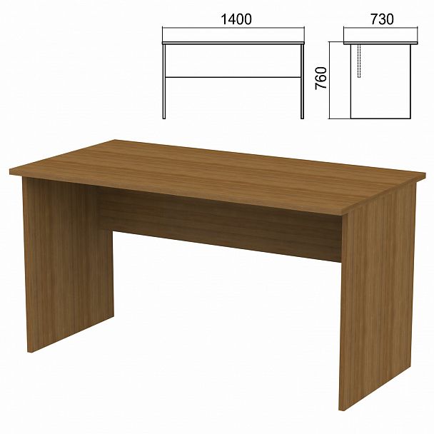 Стол письменный "Арго", 1400х730х760 мм, орех - Вид 2