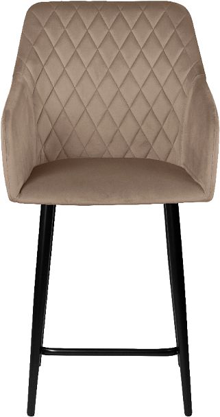 Комплект полубарных поворотных кресел Барли К, Confetti latte/черный, 4 шт. - Вид 3