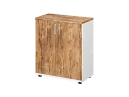 TANDEM RTD048-73U-ME Шкаф закрытый ун-й 730х380х832 Таксония медовая/Белый - Фото предпросмотра