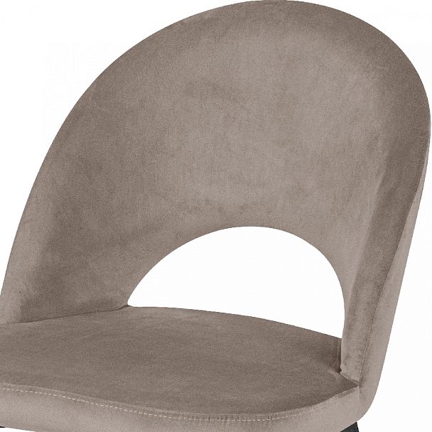 Стул кухонный Рэди мокко велюр/черный - Вид 6