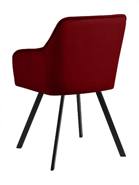 Комплект кресел поворотных Мони, Confetti bordo/черный, 3 шт. - Вид 6