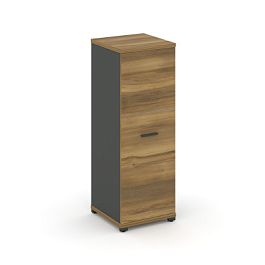 Concept Шкаф 1 узкая секция, 3 ниши CN.STU-316 A Сандал Янтарный/Антрацит/Металл Антрацит 420*420*1186 - Фото предпросмотра