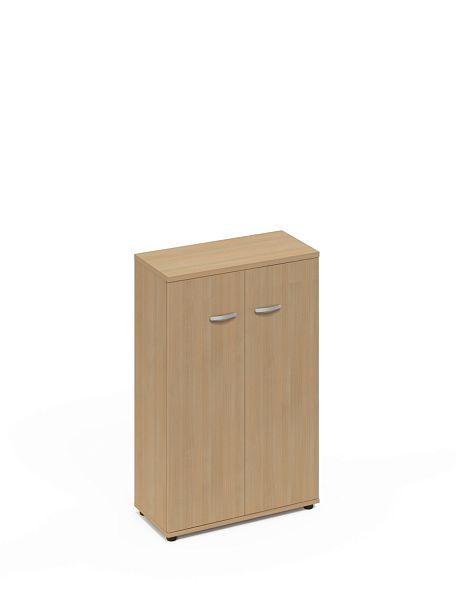 Шкаф средний закрытый A4 А4 9364 БП натуральный дуб - Вид 1