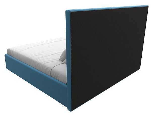 Кровать интерьерная Афродита 200 Рогожка голубой - Вид 5