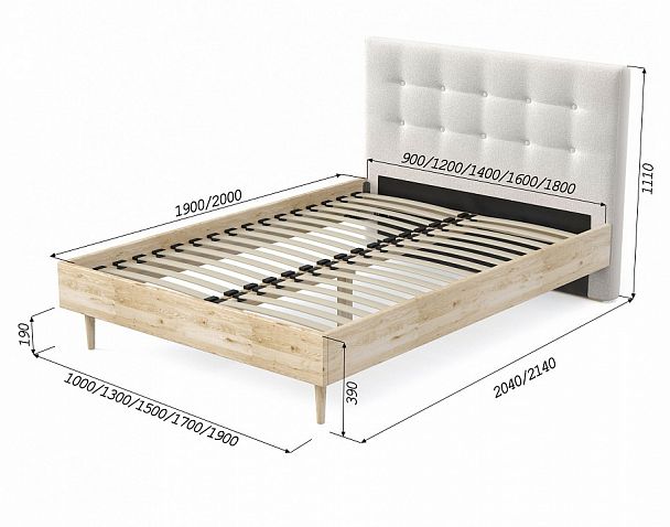 Кровать двуспальная Альмена - Вид 7