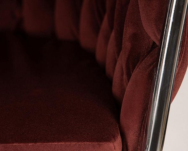 Стул барный DOBRIN MARCEL (винный велюр (MJ9-35)) - Вид 8