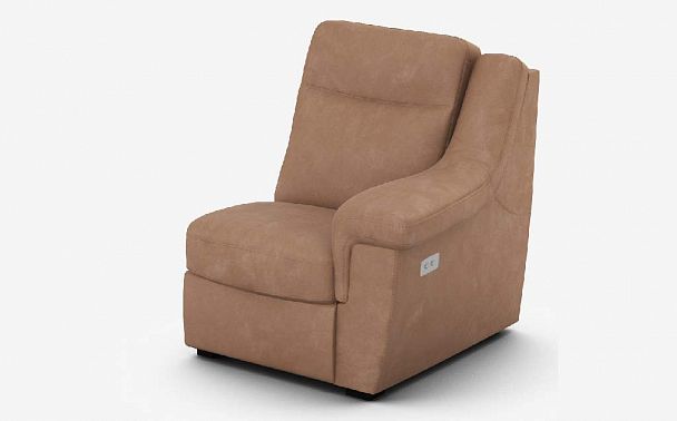 Кресло "Эльба" "электрореклайнер" с подлокотником правым - Вид 1