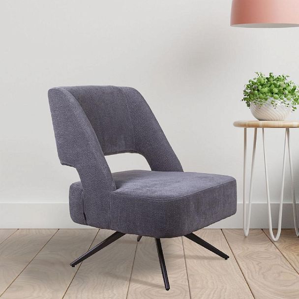 Кресло Molly, ткань серый - Вид 11