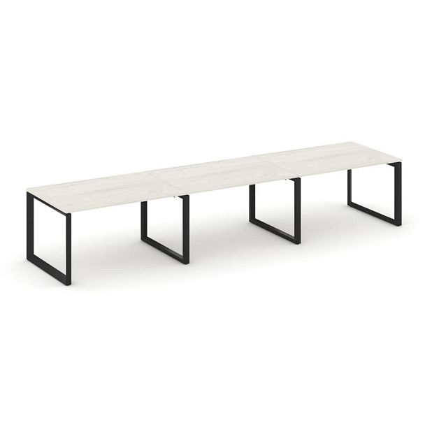 Style Project Next Стол переговорный SN-59O.SPRG-021.3 Дуб Наварра/Металл Черный 2940*980*750 - Вид 1