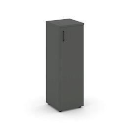 Стайл Проджект Шкаф средний узкий SN.STU.E-204(R) Антрацит/Черный Ручки 400*400*1203 - Фото предпросмотра