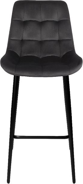 Комплект барных поворотных стульев Эйден, черный H75/черный, 3 шт. - Вид 3