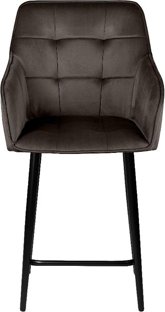 Полубарное поворотное кресло Мони К, Confetti stone/черный - Вид 3