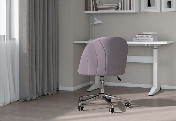 Кресло CHAIRMAN HOME 117, ткань велюр, серый - Вид 7