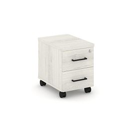 Стайл Проджект Тумба мобильная з/с ЛХДФ SN.TM-003 Дуб Наварра/Черный Ручки 320*460*437 - Фото предпросмотра