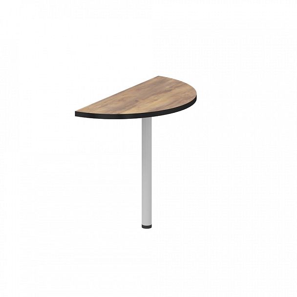 Брифинг приставка, столешница 25 мм "Логистика"  ПК-ЛОГ-ПР80Х40Б/Т/25-В1-1078 таксония медовая+черный - Вид 1