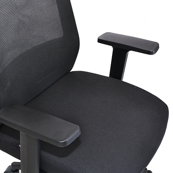 Кресло BRABIX PREMIUM "Agent ER-404", поясничная поддержка, регулируемый подголовник, ткань/сетка, черное, 532970 - Вид 9