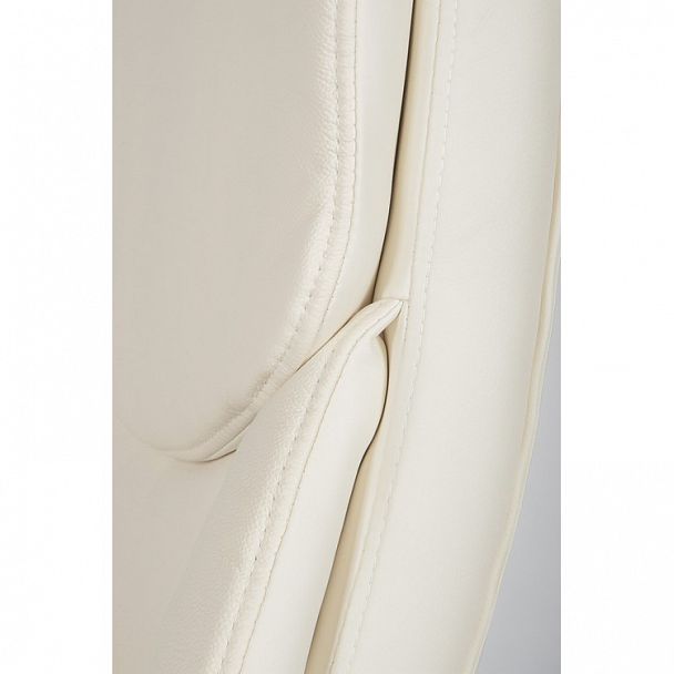 Кресло Парламент / (ivory) сталь + хром /слоновая кость кожа - Вид 10