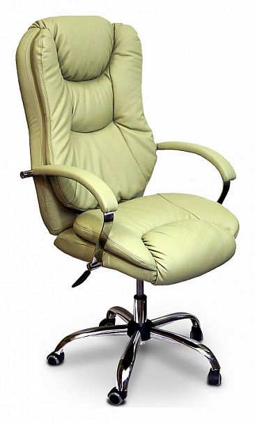 Кресло для руководителя Лорд КВ-15-131112 бежевое - Вид 1