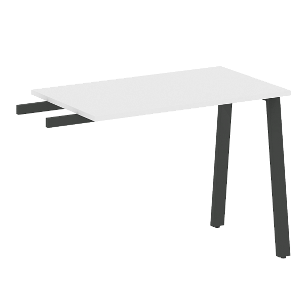Metal System Приставной элемент на А-образном м/к БА.ПР-3 Белый/Антрацит металл 1000*600*750 - Вид 1