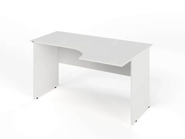 ЛАЙТ / LIGHT RLG004-14x9R Угловой стол 140x90x75 Белый - Вид 3