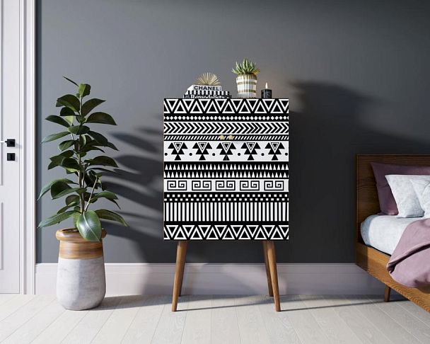 Комод на высоких ножках Berber 19 принт арт BB09/Print_19 - Вид 4