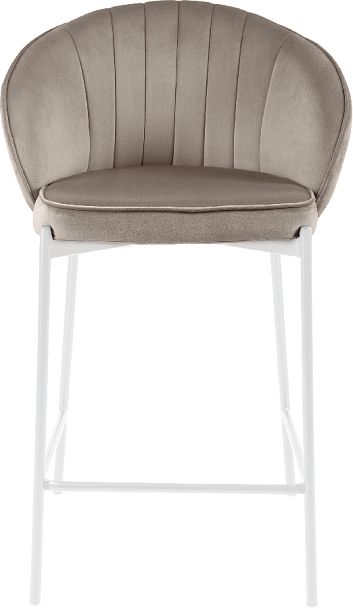 Комплект полубарных стульев Миэль серо-бежевый/белый, 3 шт. - Вид 2
