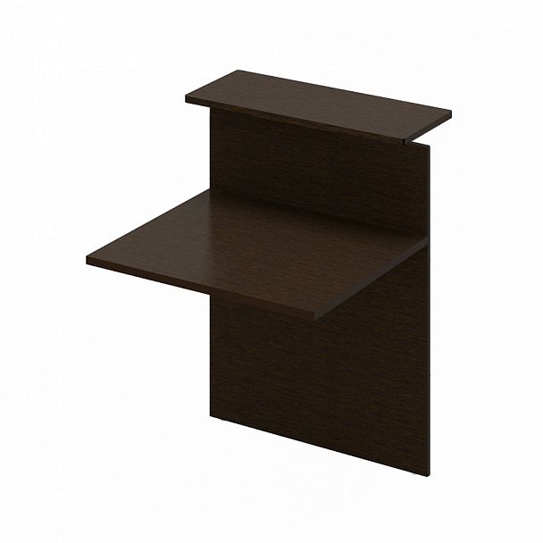 Модуль стойки-ресепшн прямой "Имидж" ПК-ИМД-СКР80Х85ПЛД-В3-179 дуб ферраре - Вид 1