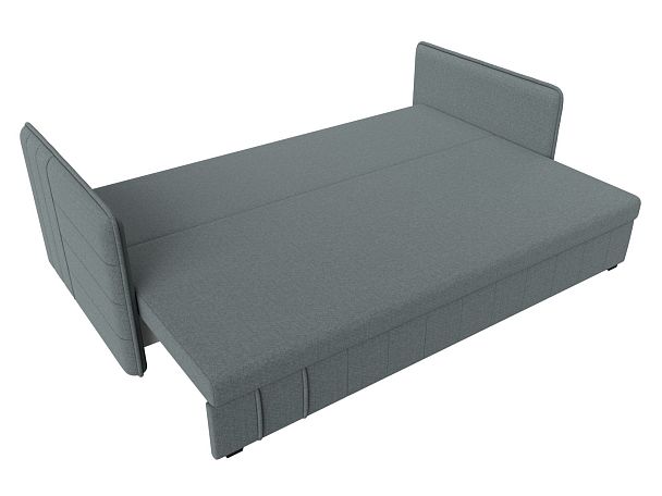 Диван прямой Слим Рогожка серый - Вид 8