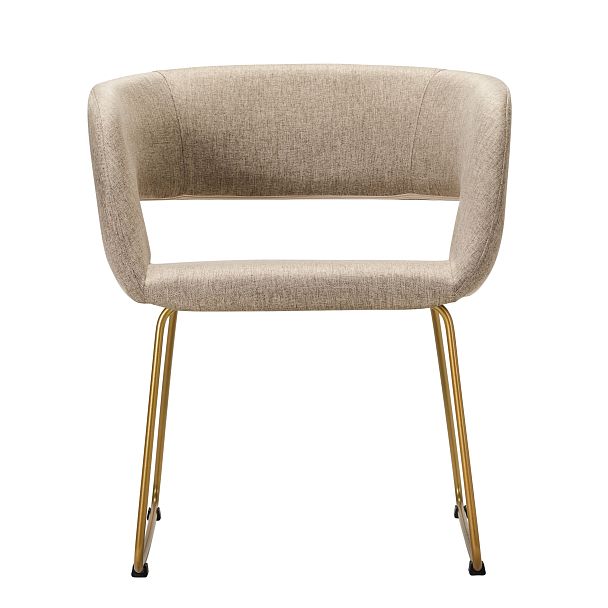 Кресло Hugs beige/Линк золото - Вид 2