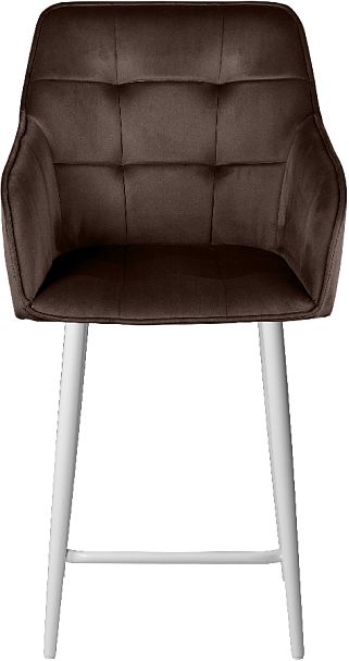 Комплект полубарных поворотных кресел Мони К, Confetti coffee/белый, 2 шт. - Вид 3