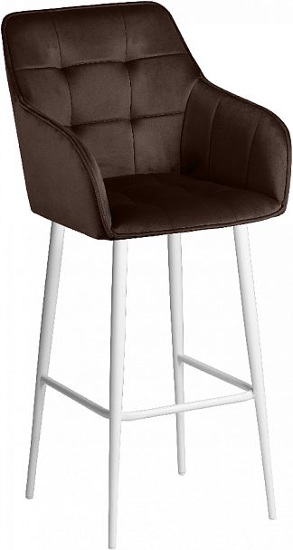 Комплект барных поворотных кресел Мони К, Confetti coffee/белый, 2 шт. - Вид 4