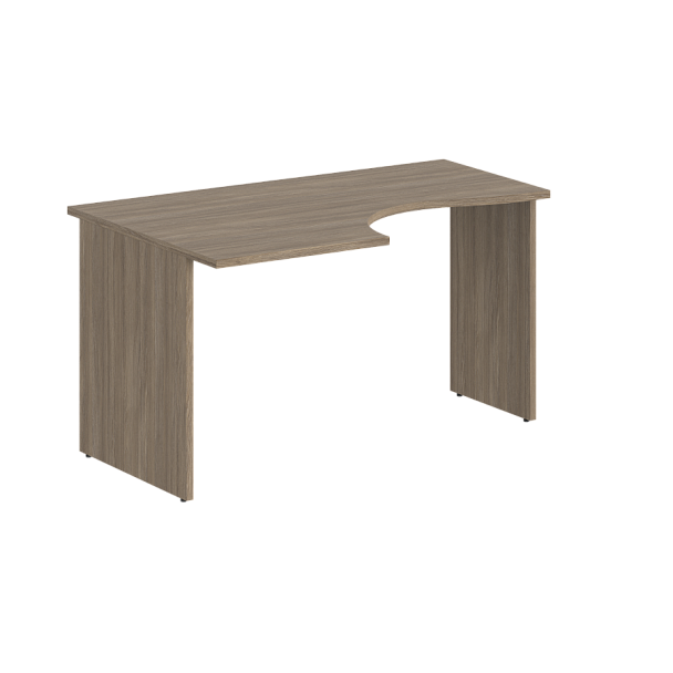 Стол эргономичный Sigma 1400х900х750 левый / цвет: дуб темный - Вид 1