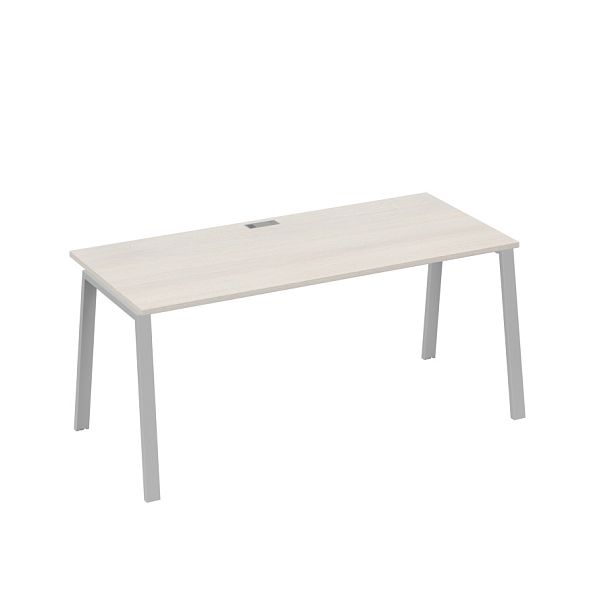 Стол письменный на металлокаркасе TRE A4 А4 Б3 026 БП дуб / металлокаркас серый - Вид 1