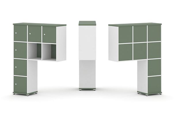 Concept Надставка высокая CN.ONV-009 Кобо/Белый Бриллиант/Металл Белый 1099*350*1486 - Вид 1